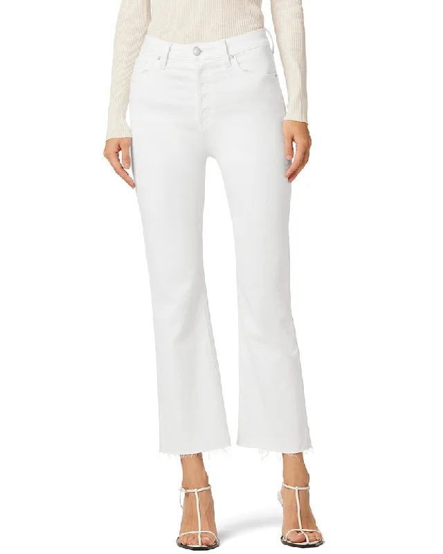 HUDSON Jeans Faye Ultra High-Rise Bootcut Crop White Jean