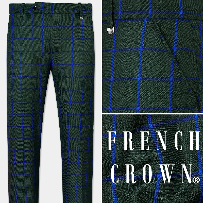 Kombu Green Checkered Pant