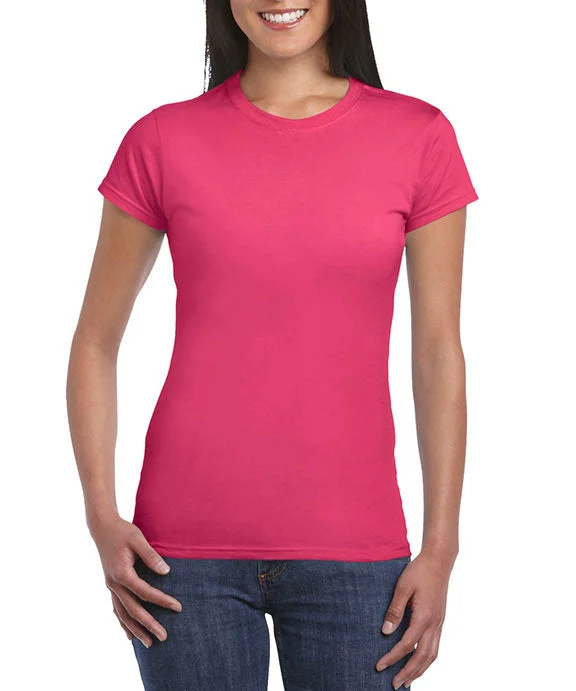 64000L - Gildan Junior-Fit Softstyle® Ladies T-Shirt | Heliconia