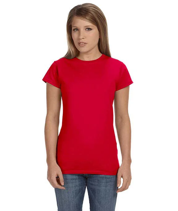 64000L - Gildan Junior-Fit Softstyle® Ladies T-Shirt | Red