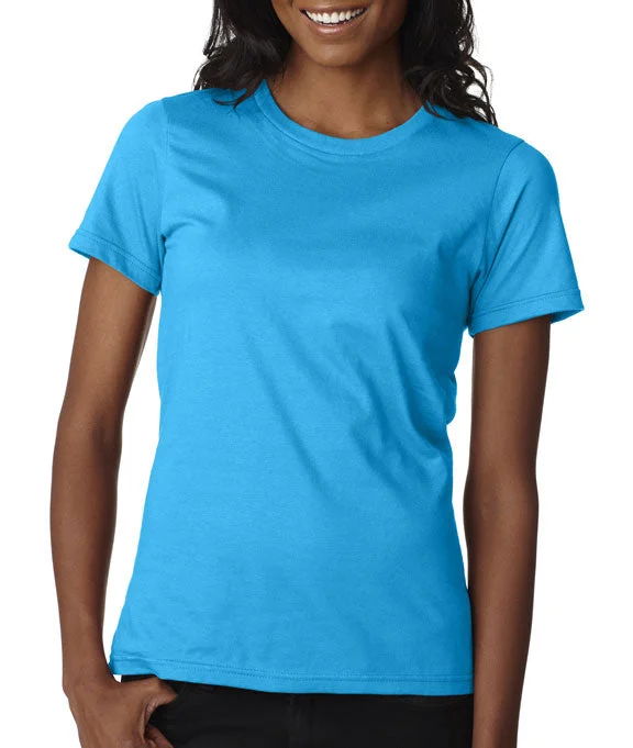 880 - Gildan Ladies Lightweight  T-Shirt | Caribbean Blue