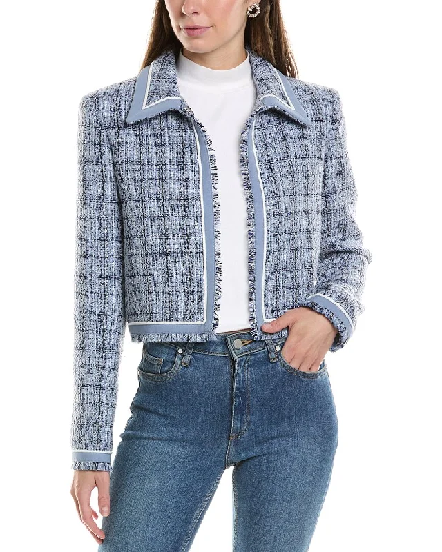 alice + olivia Nicola Cropped Jacket