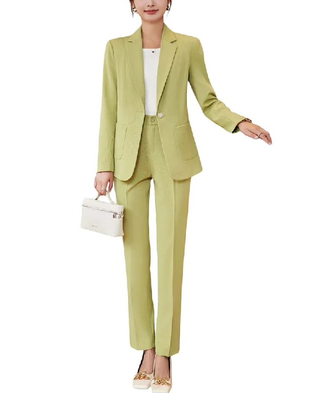 Bossy Chic 2pc Blazer & Pant Set