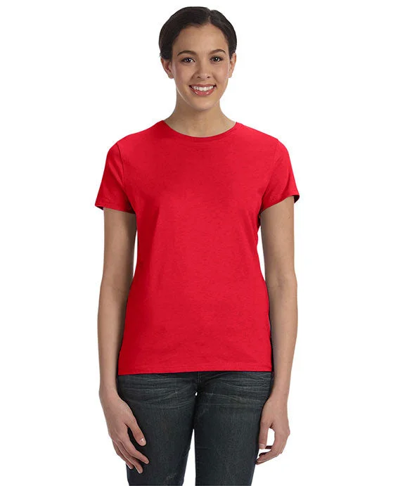 SL04 - Hanes Ladies Nano-T® T-Shirt | Athletic Red