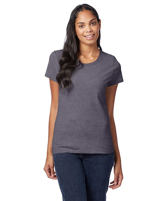 SL04 - Hanes Ladies Nano-T® T-Shirt | Charcoal Heather