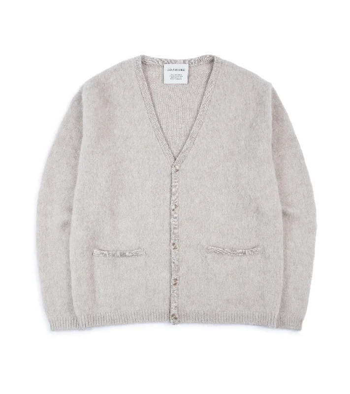 A Kind of Guise Pichiu Wool Alpaca Knit Cardigan: Natural Melange