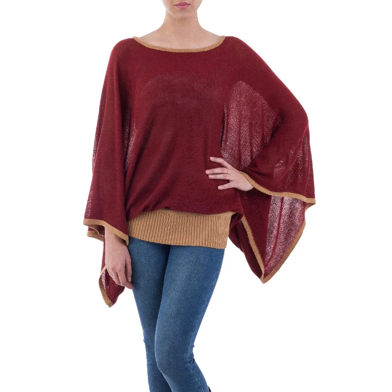 Piura Dance Burgundy Sweater