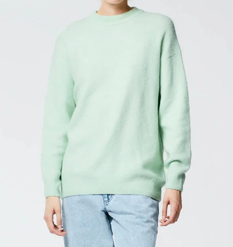 Douillet Crewneck Easy Pullover In Pale Mint