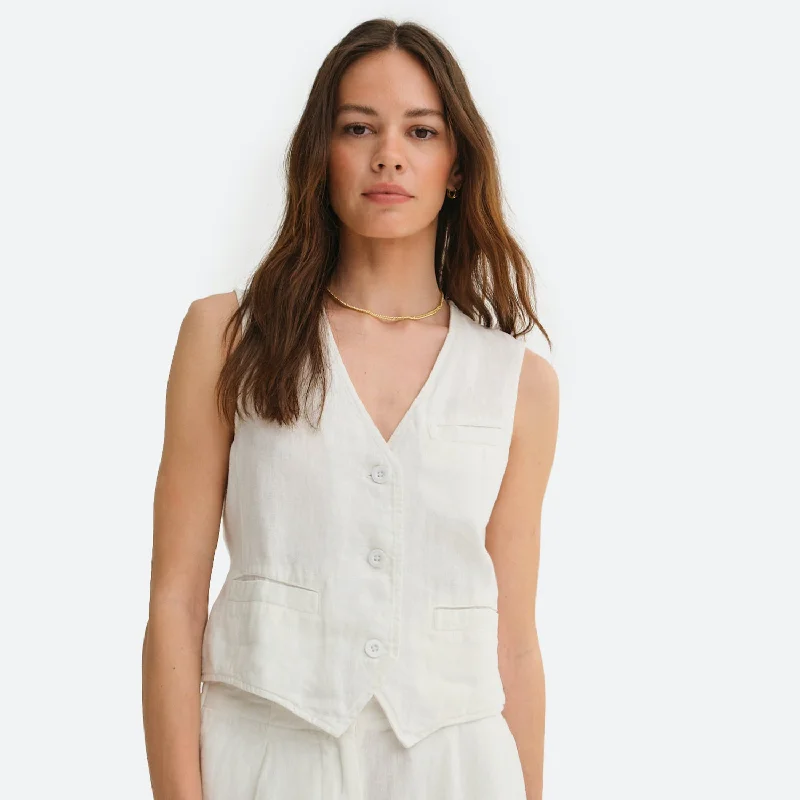 Organic Linen Vest