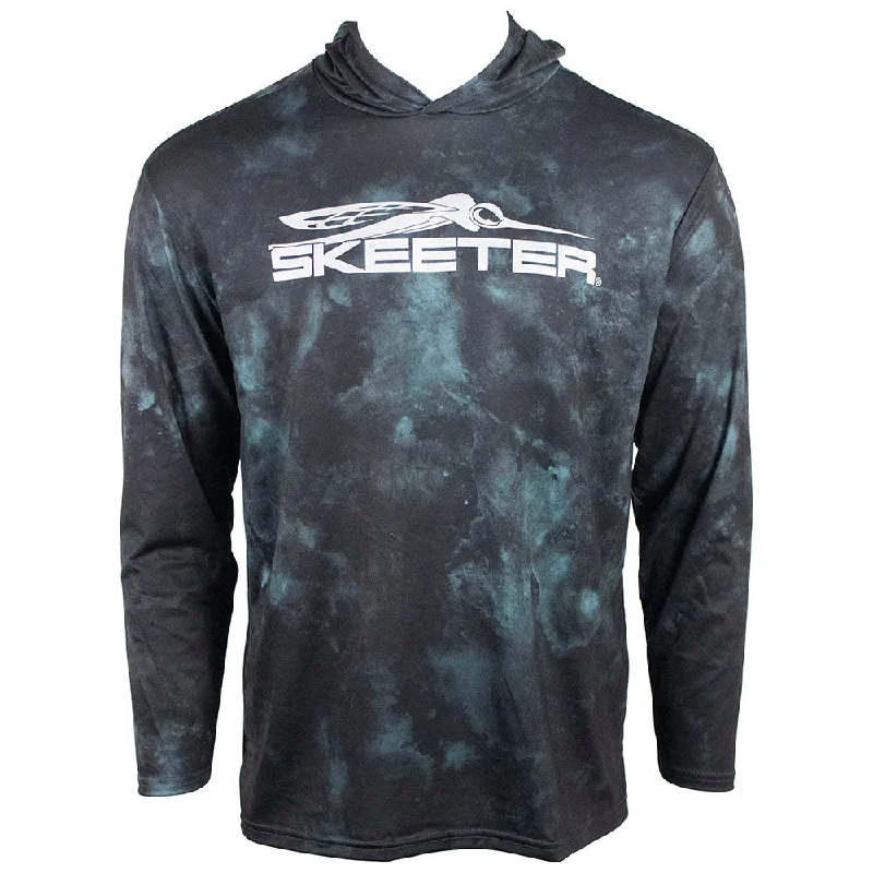 Skeeter Cloud Print Hooded Long Sleeve